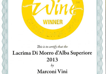 Lacrima di Morro D’Alba Superiore 2013 – Gold – International Challenge 2015