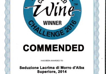 Lacrima di Morro d’Alba Superiore 2006 – Seduzione – Commended – International Wine Challenge 2016